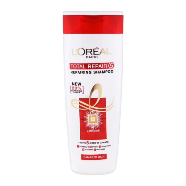 L'Oreal Paris Total Repair 5 Repairing Shampoo, For Damaged Hair 175ml